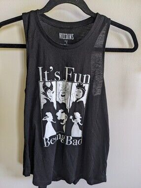 Disney Villains Small Sleeveless Scoop Neck Wide Strap Tank Size Small